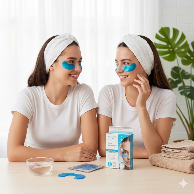 MASCARILLA FACIAL PARA EL CONTORNO DE OJOS CON COLAGENO Y COLAGENO NATURAL ANTIENVEJECIMIENTO WAO 5UND