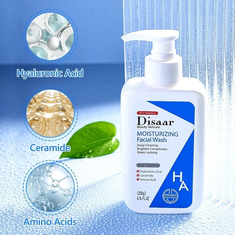 LIMPIADOR FACIAL HIDRATANTE ESPUMOSO DE USO DIARIO DISAAR 200G