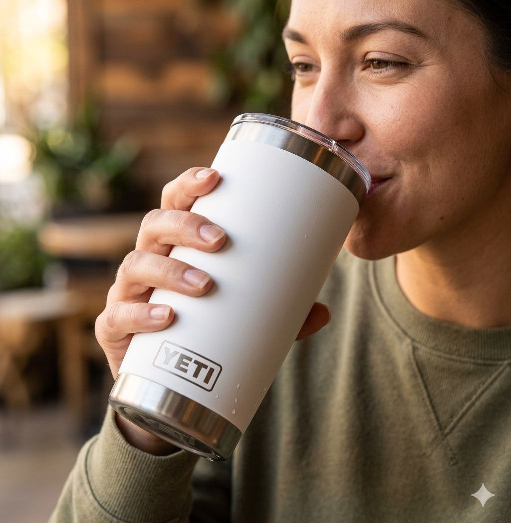 VASO TÉRMICO DE ACERO INOXIDABLE YETI RAMBLER ORIGINAL 20OZ (591ML)