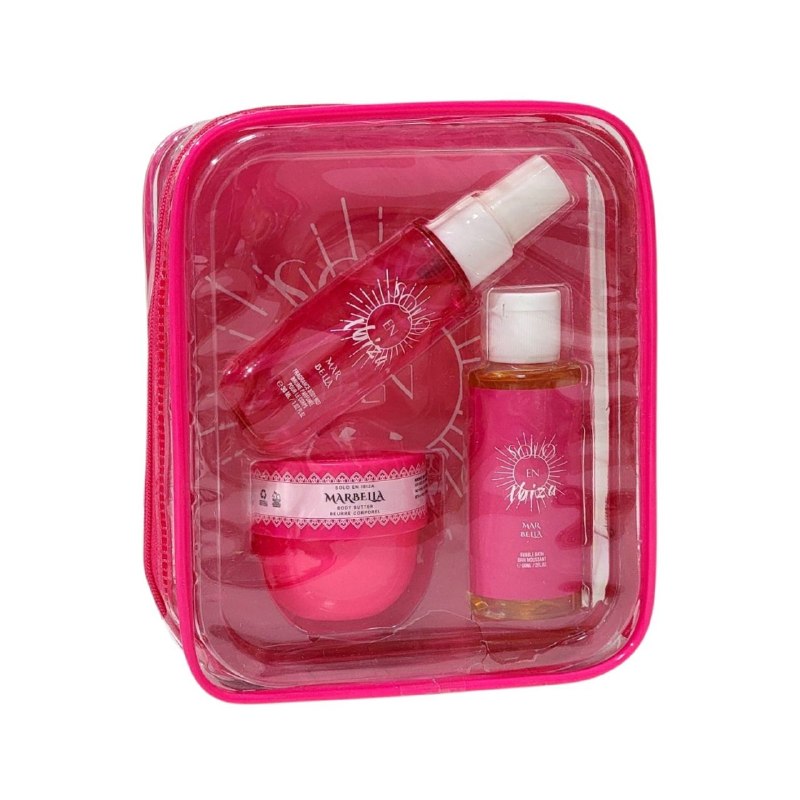 SET DE SPLASH SOLO EN IBIZA MARBELLA DE CUIDADO CORPORAL 60ML+50G+30ML