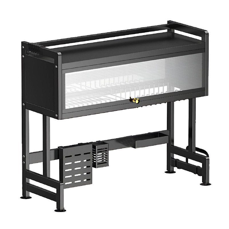 ESTANTE ORGANIZADOR Y ESCURRIDOR DE COCINA SOBRE EL FREGADERO DE ACERO INOXIDABLE BENELI HOME 28X81X86CM