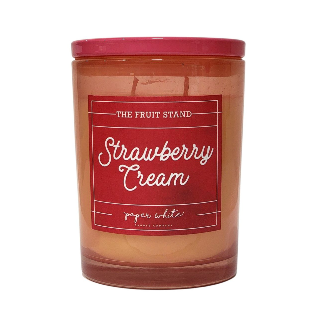 VELA AROMATICA PAPER WHITE STRAWBERRY CREAM 431G