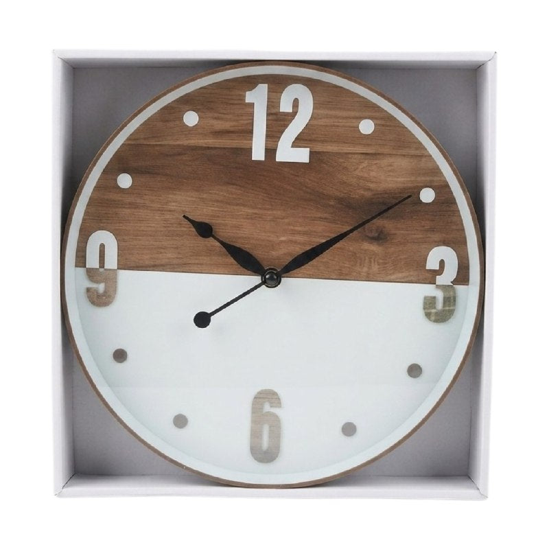DECORACION RELOJ DE PARED CON DISEÑO MODERNO Y ELEGANTE 29.5X4.5CM
