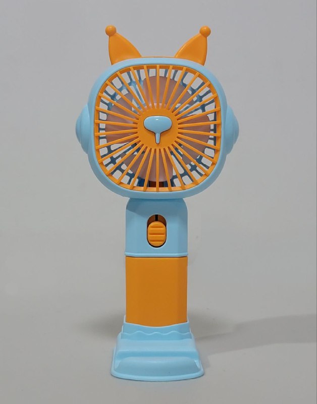 VENTILADOR DE MANO O MESA RECARGABLE CON SOPORTE PARA CELULAR LINGPAN