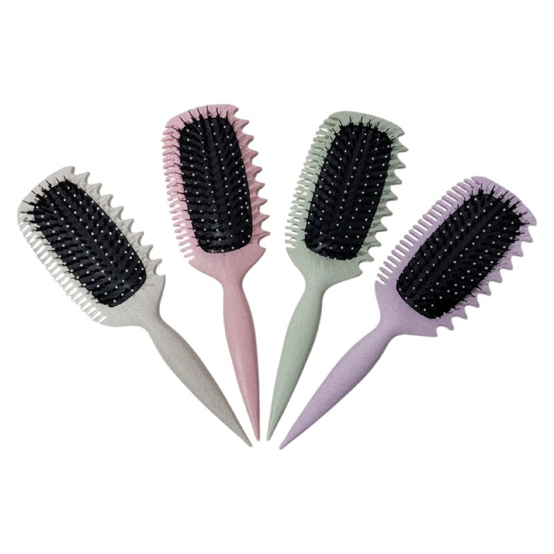 CEPILLO PEINE PARA EL CABELLO 2 EN 1 PERFECTO PARA TU CABELLO, DISEÑO VENTILADO, 4 COLORES