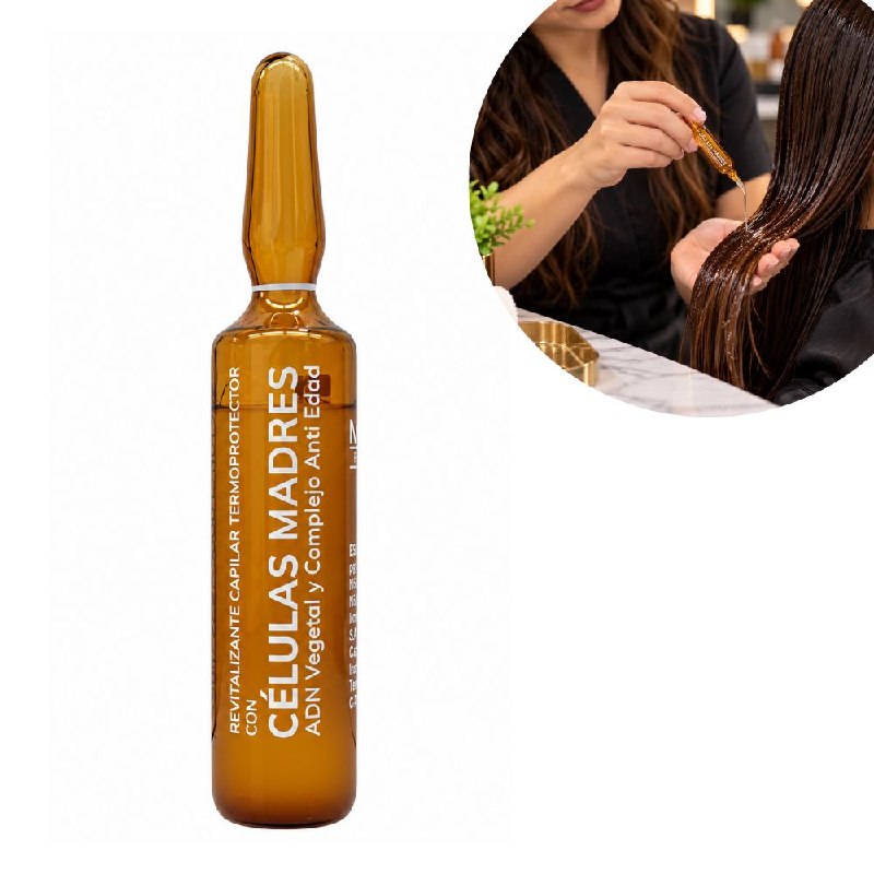 TRATAMIENTO CAPILAR TERMOPROTECTOR Y REESTRUCTURANTE EN AMPOLLA CON CELULAS MADRE MAXYBELT PROFESSIONAL 10ML
