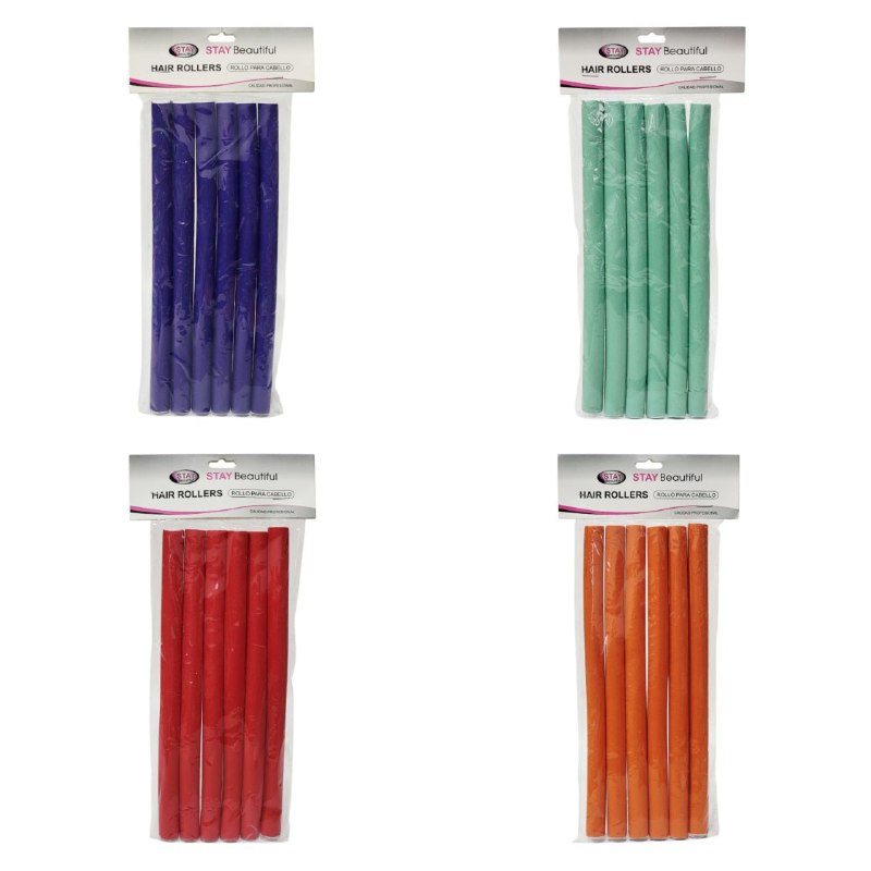 ROLLO PARA EL CABELLO TUBOS FLEXIBLES DE ESPUMA
