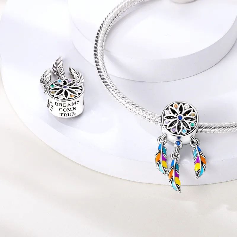 PCHARM4025 FORMA ATRAPASUEÑOS PANDORA PLATA 9.25