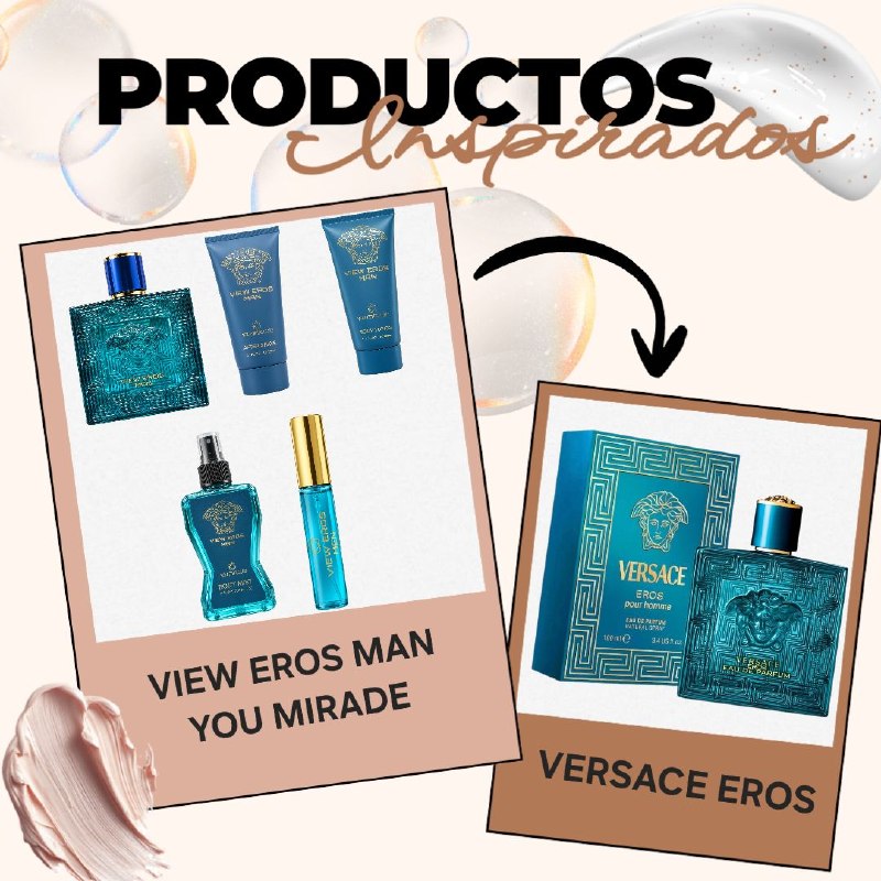 SET YOU MIRADE VIEW EROS MAN EDP 100ML, EDP 15ML, AFTER SHAVE 150ML, BODY MIST 100ML, BODY LOTION 150ML (H) (AROMA SIMILAR VERSACE EROS)