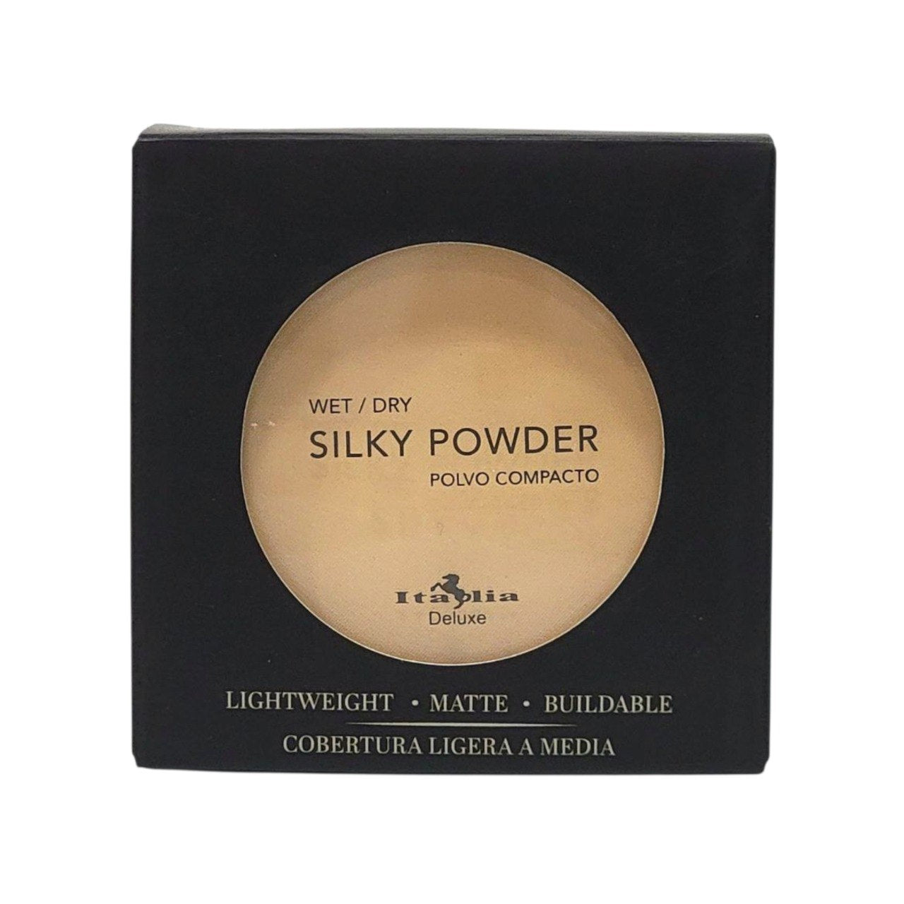 POLVO COMPACTO LIGERO MATE TONO 02 BUFF ITALIA DELUXE 8G