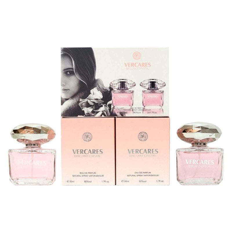 SET VERCARES BRILLANT CRISTAL EDP 50MLX2 (M)