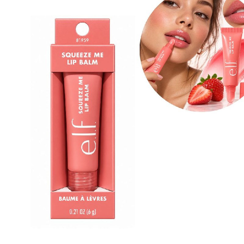 BALSAMO LABIAL HIDRATANTE Y SUAVIZANTE SABOR FRESA ELF 6G