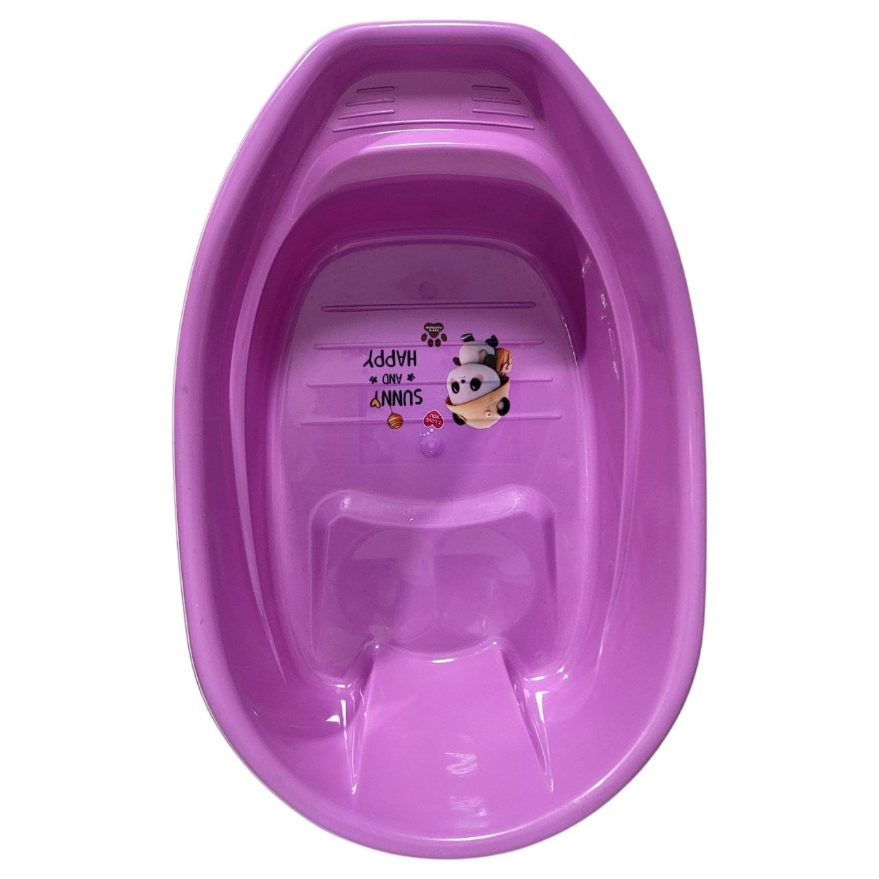 BAÑERA DE PLÁSTICO DOS POSICIONES PARA BEBÉS FACILITA LA LIMPIEZA Y SEGURIDAD