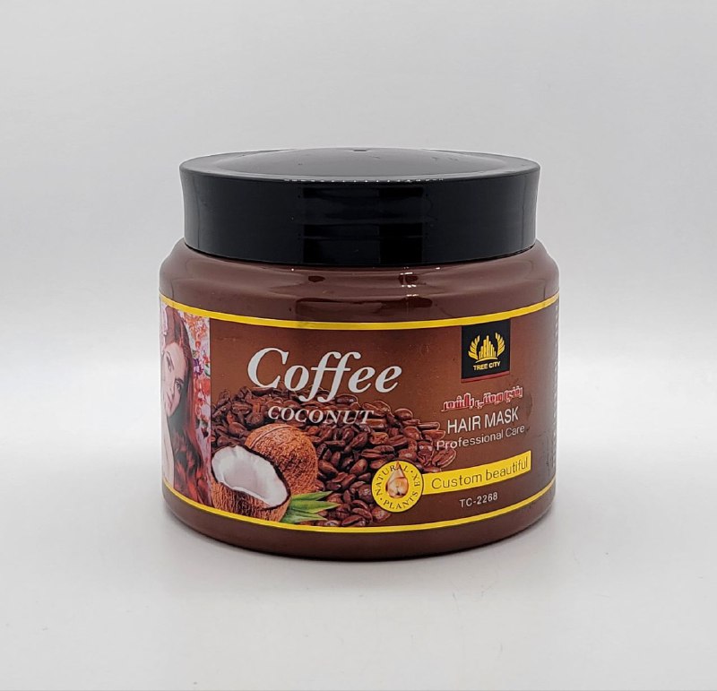 MASCARILLA PARA EL CABELLO DE CAFE Y COCO TREE CITY 500G