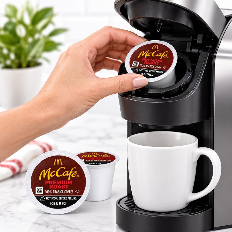 COMIDA CAFÉ EN CÁPSULAS K-CUP ROAST 100% ARÁBICA TUESTE MEDIO MCCAFÉ PREMIUM 588G