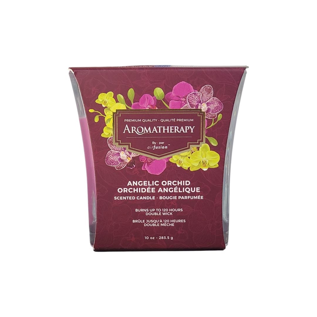 VELA AROMATICA DE DOBLE MECHA AROMA A ORQUIDEA ANGELICAL AROMATHERAPY AIRFUSION 283.5G