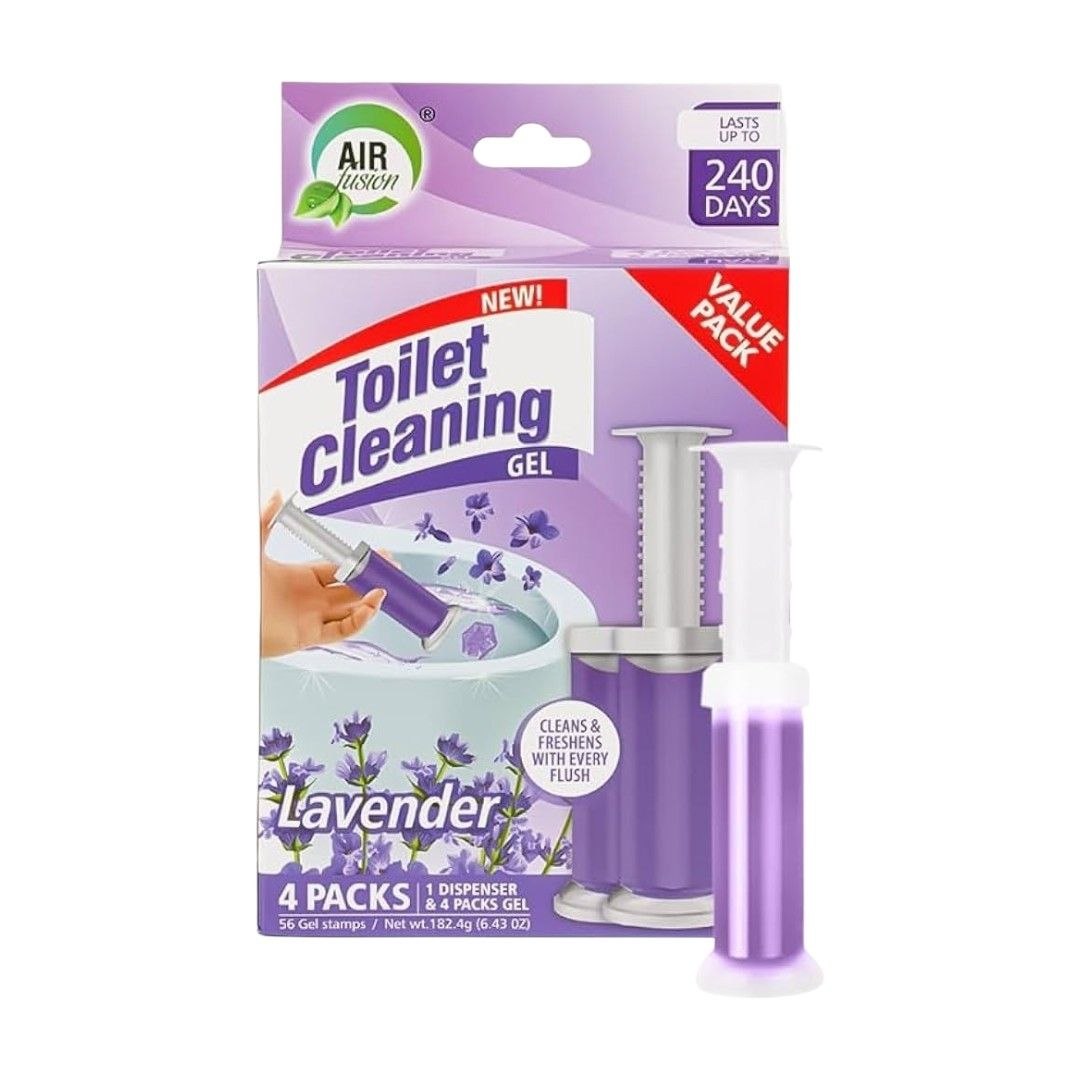GEL LIMPIADOR PARA INODORO CON AROMA A LAVANDA AIRFUSION 182.4G