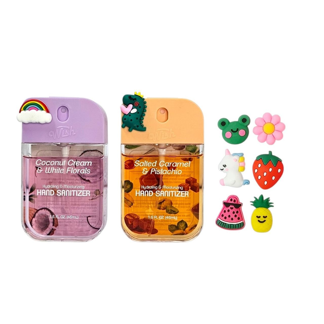 SPRAY DESINFECTANTE DE MANOS HIDRATANTE CON FIGURAS COLECCIONABLES WISH 45ML