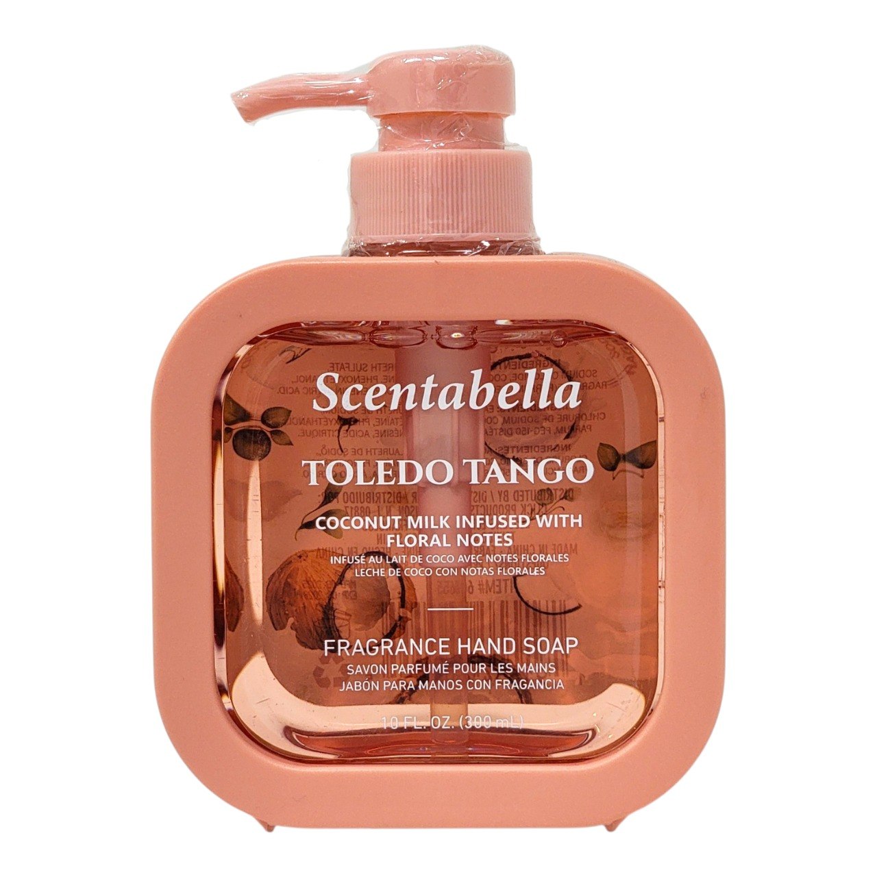 JABON LIQUIDO PARA MANOS DE LECHE DE COCO Y NOTAS FLORALES SCENTABELLA 300ML