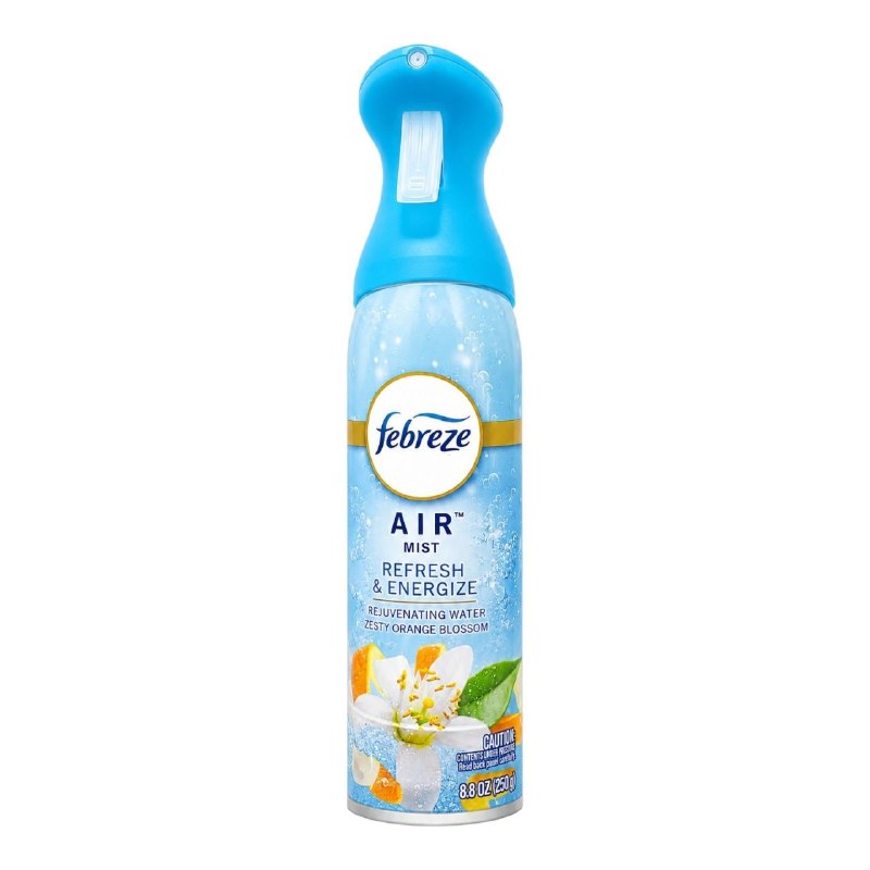 AMBIENTADOR AROMATIZANTE EN SPRAY DE AGUA REJUVENECEDORA Y FLOR DE NARANJA FEBREZE 250G