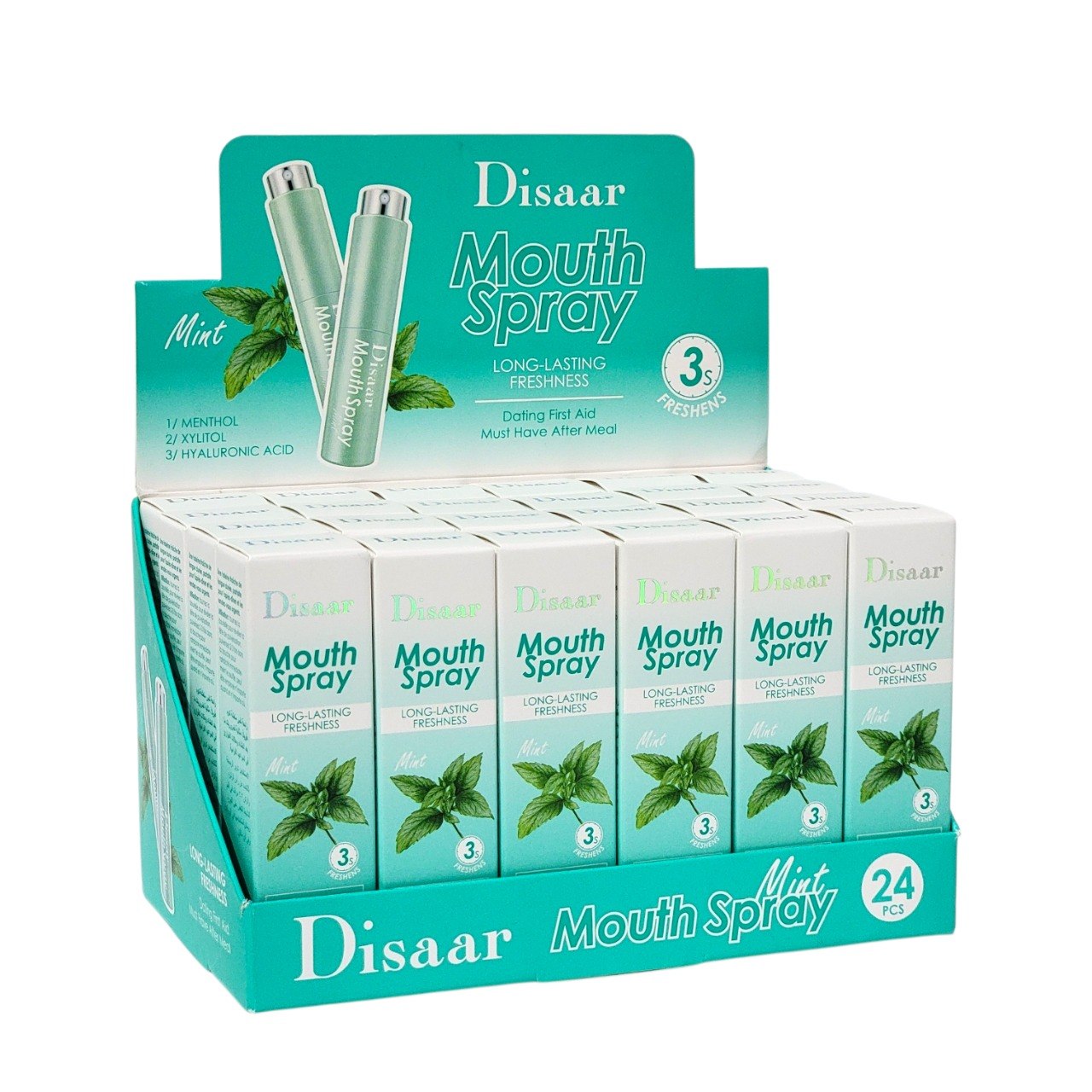 SPRAY BUCAL REFRESCANTE DE ALIENTO AROMA A MENTA DISAAR 10ML