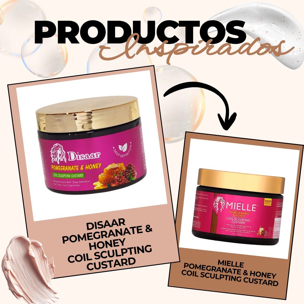 CREMA PARA PEINAR ACTIVADORA PARA RIZOS CON EXTRACTO DE GRANADA Y MIEL DISAAR 340G