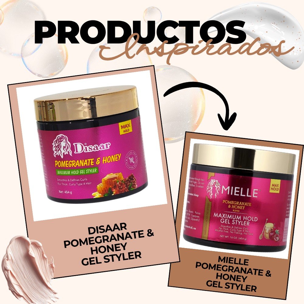 GEL ESTILIZADOR DE MAXIMA FIJACION CON EXTRACTO DE GRANADA Y MIEL DISAAR 454G