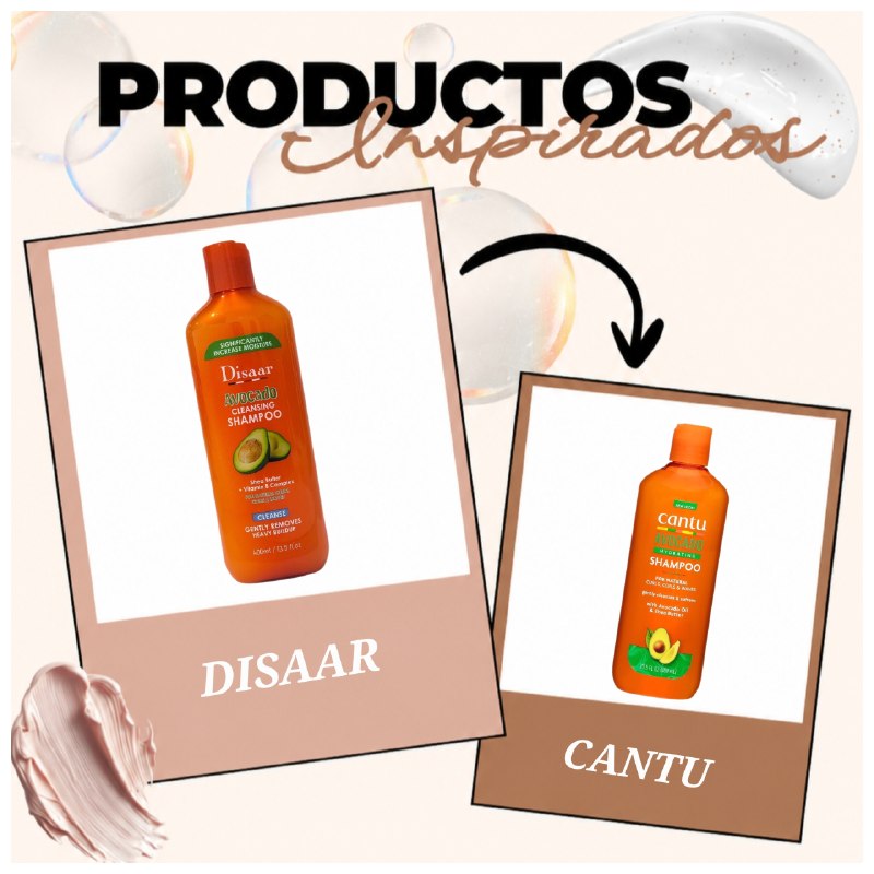 SHAMPOO PARA CABELLO RIZADO DE AGUACATE CON VITAMINA B Y MANTECA DE KARITE DISAAR 400ML