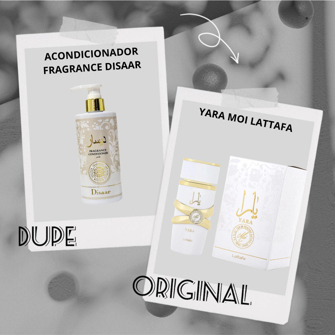 ACONDICIONADOR PARA DESENREDADO INSTANTÁNEO CON FRAGANCIA AROMA SIMILAR A YARA MOI DISAAR 300ML