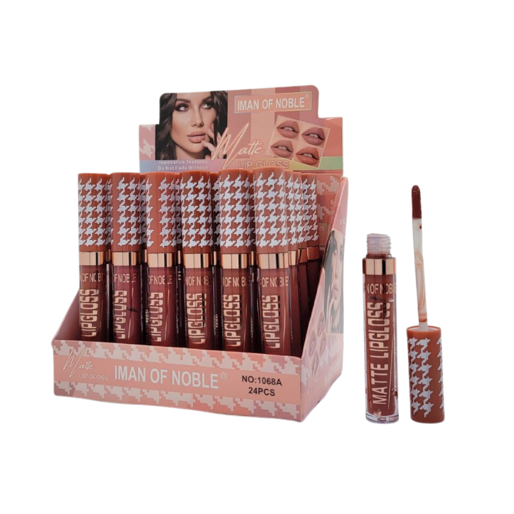 BRILLO LABIAL  MATTE 3 TONALIDADES IMAN OF NOBLE