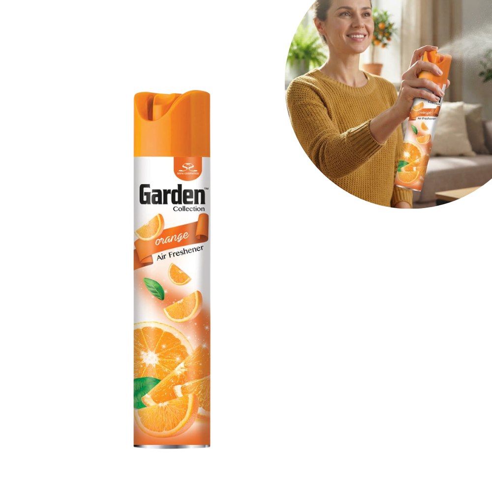 AMBIENTADOR EN AEROSOL CON AROMA A NARANJA GARDEN COLLECTION 300ML