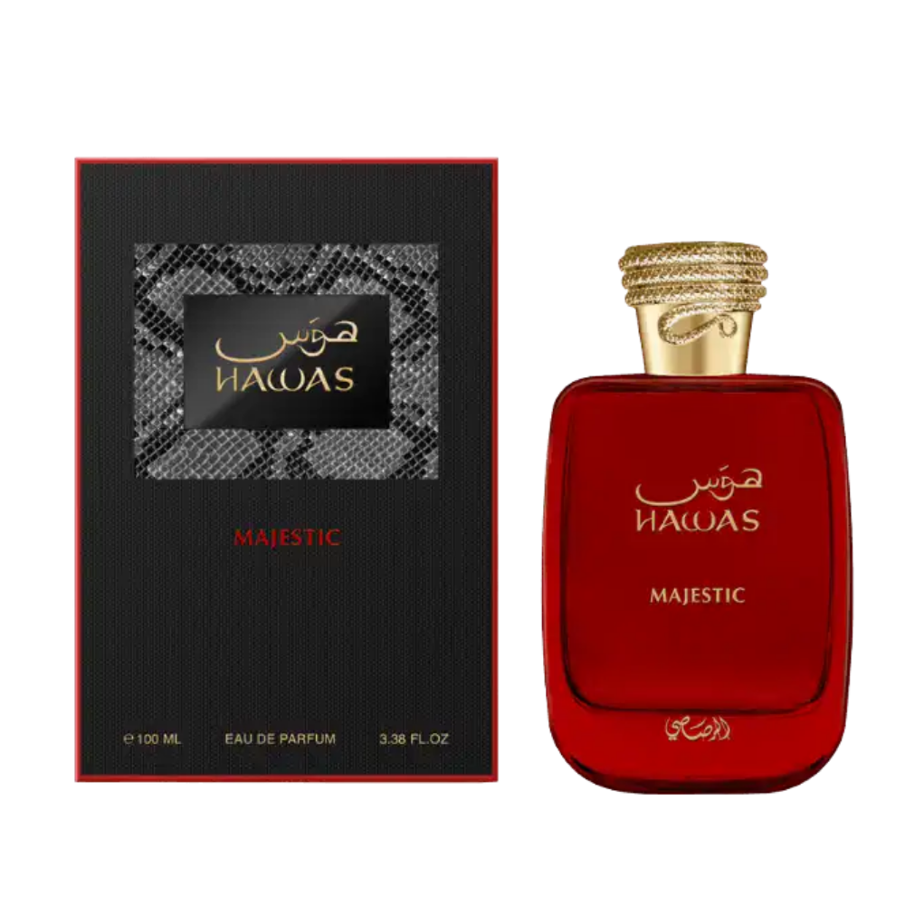 RASASI HAWAS MAJESTIC EDP 100ML (H) (DUPE MAISON FRANCIS KURKDJIAN BACCARAT ROUGE 540)