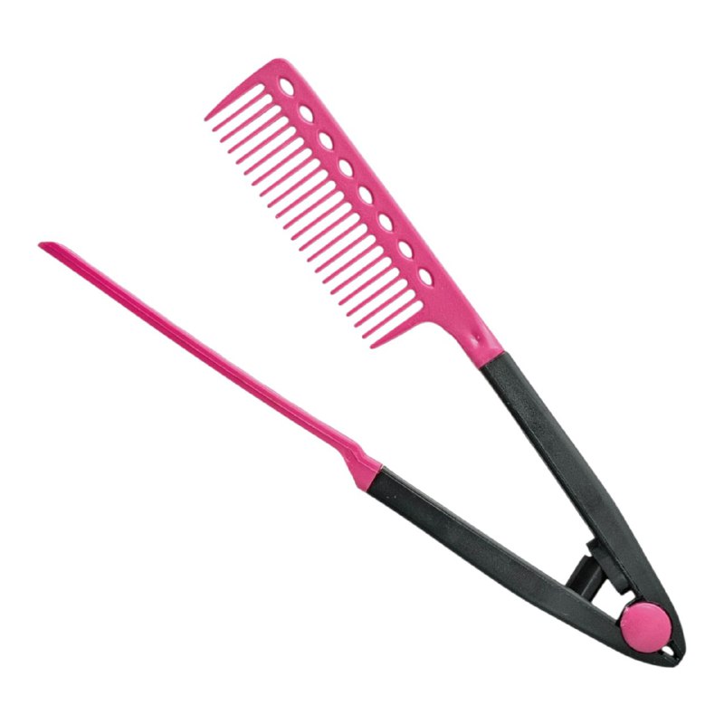 CEPILLO PEINE PLEGABLE PARA PLANCHAR EL CABELLO STAY BEAUTIFUL 23CM