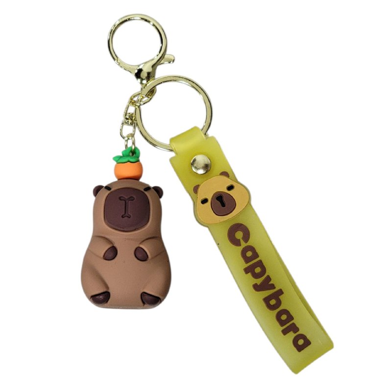 LLAVEROS DE CAPIBARA,CAPYBARA, 6 ESTILOS DISPONIBLES