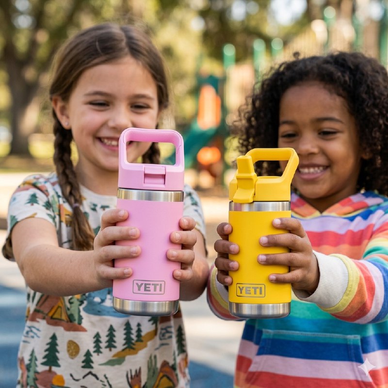 TERMO YETI KIDS ORIGINAL PARA NIÑOS DE ACERO INOXIDABLE DE 12OZ PRECIO POR MAYOR ES POR CAJA