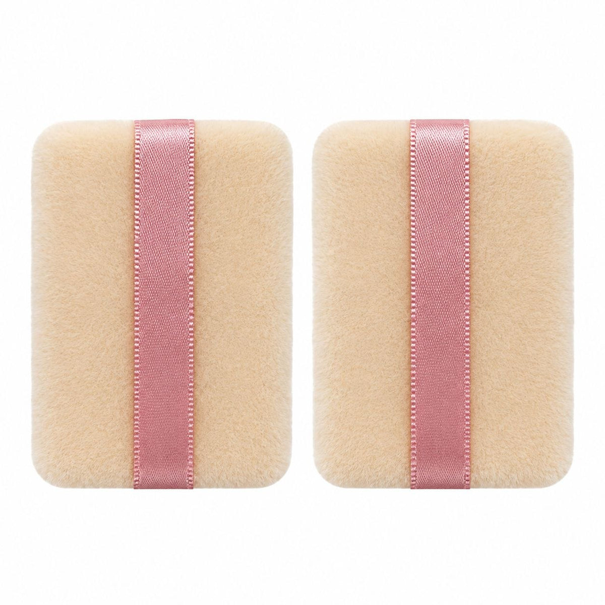 ESPONJAS BORLAS PARA MAQUILLAJE CON CINTA NEVADA 2 UNID
