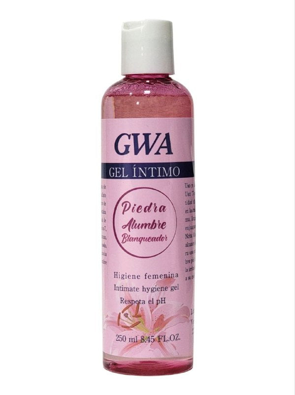 JABON INTIMO FEMENINO DE PIEDRA DE ALUMBRE BLANQUEADOR GWA CORPORATION 250ML
