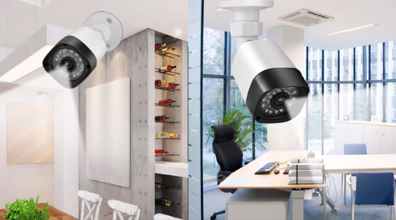 KIT DE CAMARAS DE SEGURIDAD DE 8 CANALES HD, SISTEMA DE GRABACION DE 24H CON VISUALIZACION POR INTERNET Y TELEFONO, DETECCION MOVIMIENTO, DISCO DURO HDD 1TB AHD