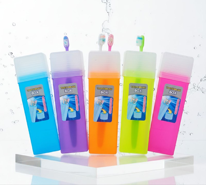 FUNDA ESTUCHE CUADRADO PORTATIL PARA CEPILLOS DE DIENTES TOOTH BRUSH BOX