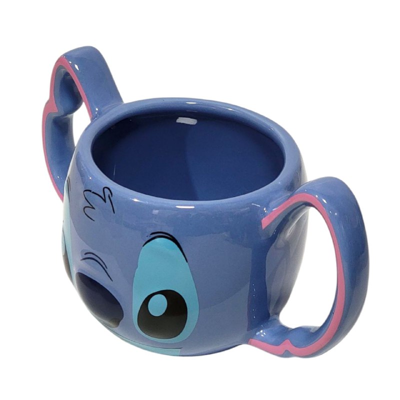TAZA DE CERAMICA, RESISTENTE AL CALOR, MANGO CREATIVO DISEÑO LILO Y STITCH