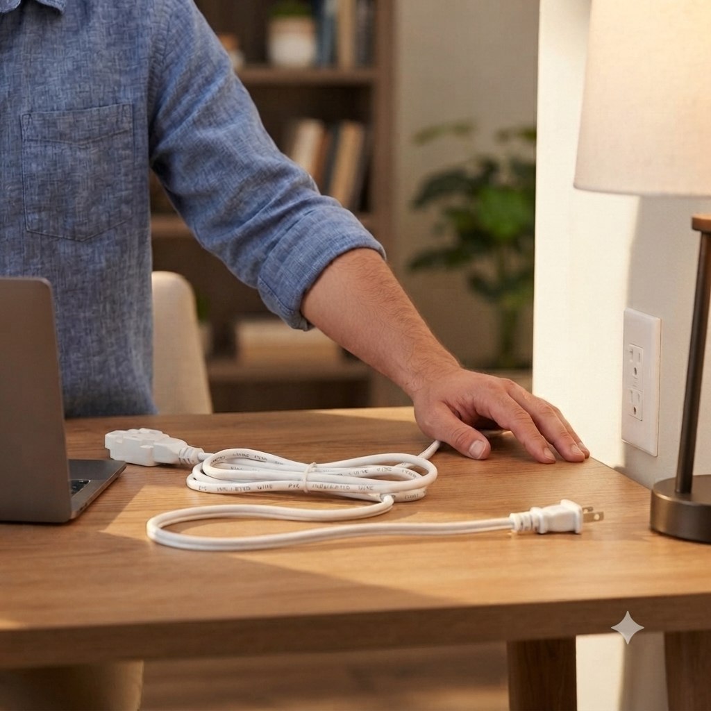 EXTENSIÓN ELÉCTRICA FLEXIBLE PARA HOGAR Y OFICINA BENELI HOME HOME & OFFICE EXTENSION CORD 182.88 CM