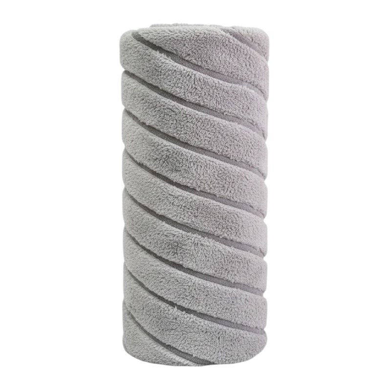 ALFOMBRA DECORATIVA DE FELPA SUAVE Y GRUESA COLOR GRIS 117X172CM