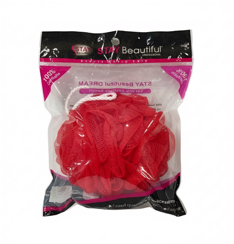 ESPONJAS PASTE PARA DUCHAR BAÑAR, EXFOLIANTES SUAVES STAY BEAUTIFUL 6 COLORES
