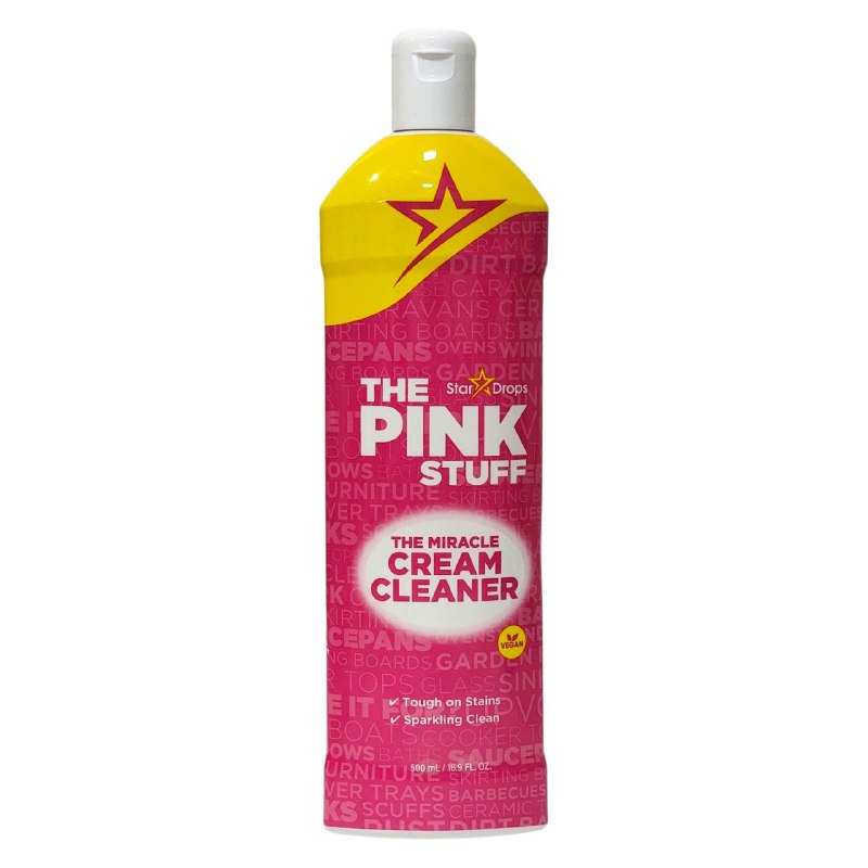LIMPIADOR EN CREMA MILAGROSO LIQUIDO THE PINK STUFF STAR DROPS 500ML