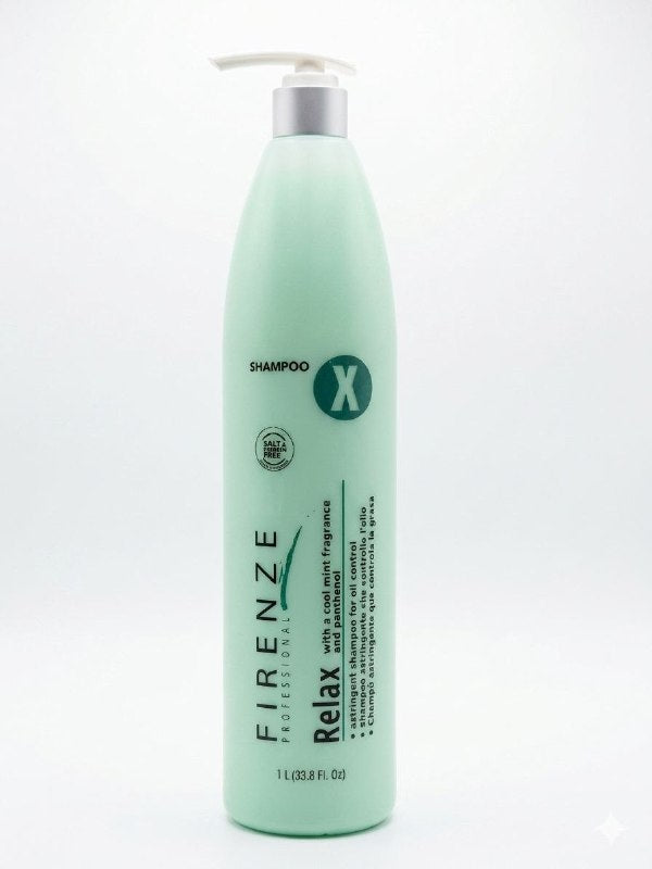 SHAMPOO ASTRINGENTE Y EQUILIBRANTE DEL CUERO CABELLUDO QUE CONTROLA LA GRASA DEL PELO FIRENZE 1L
