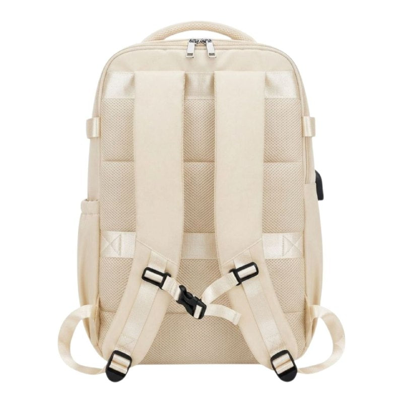 MOCHILA DE VIAJE CON COMPARTIMIENTO PARA LAPTOP Y CALZADO SOFIAZUL 31X35X20CM