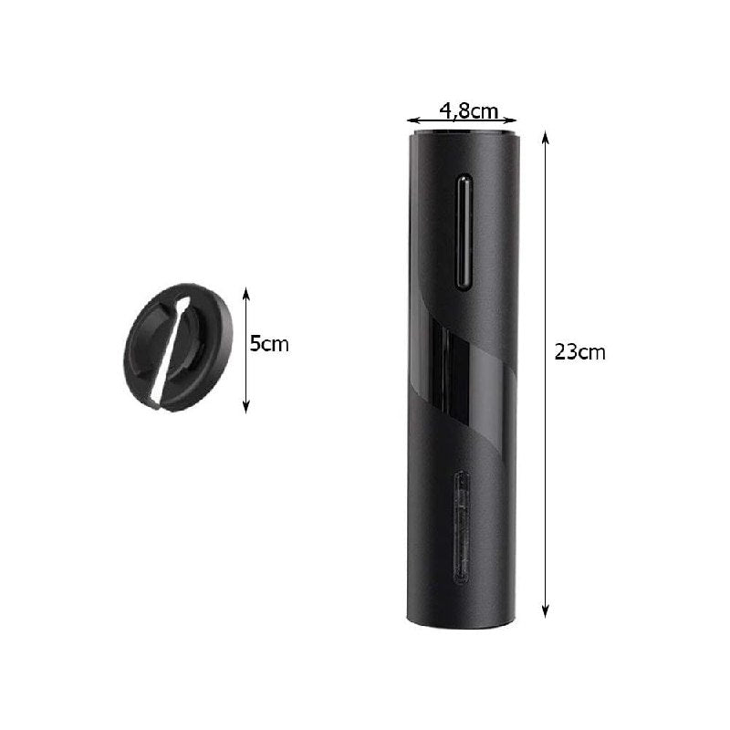 MAQUINA SACA CORCHO ELECTRICO ABRIDOR DE VINOS ELECTRICO, QUITA EL CORTO FACILMENTE EN SEGUNDOS, ACABADO FINO, CORTADOR DE ALUMINIO ELECTRIC WINE OPENER