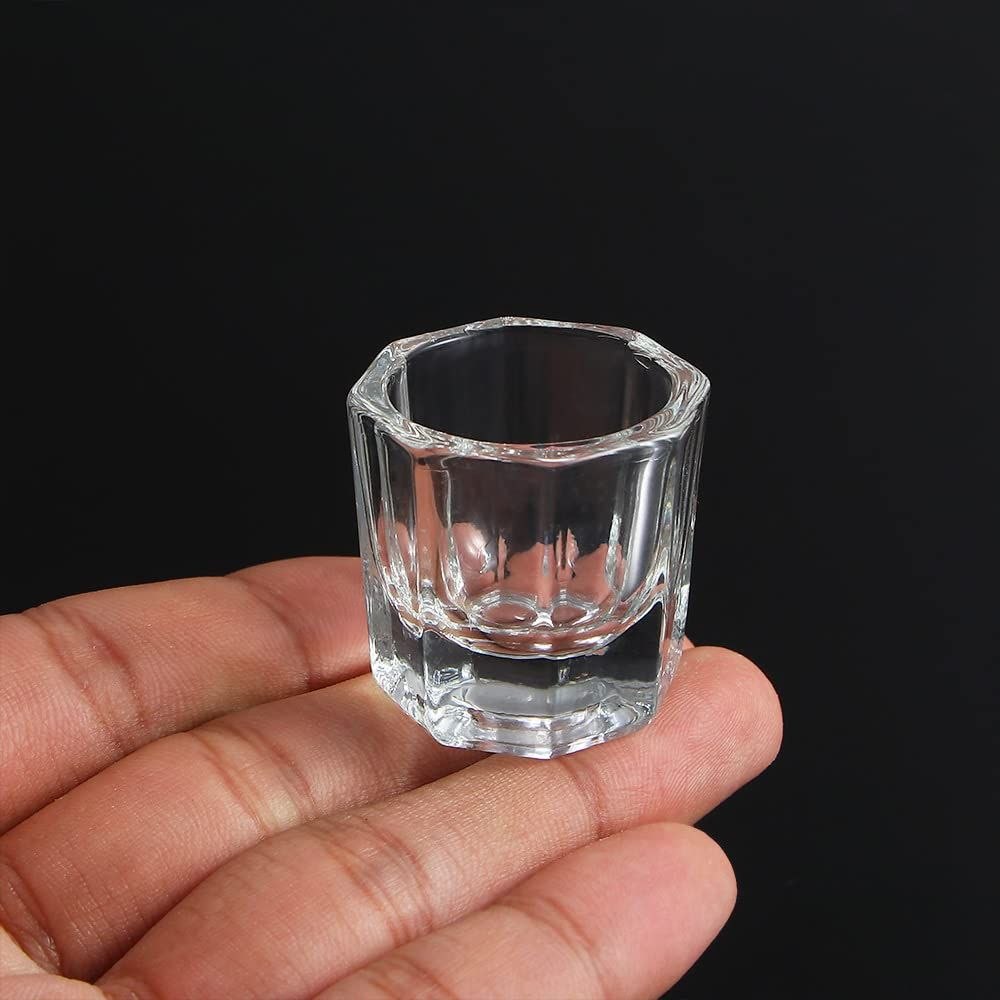 VASO DAPPEN DE VIDRIO PARA MANICURA Y ODONTOLOGIA 3X3CM