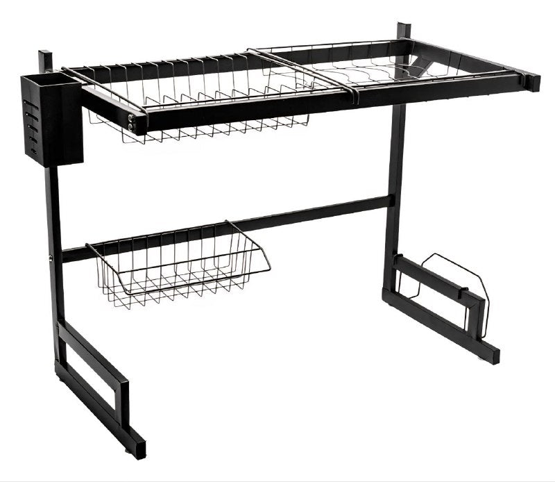 ESTANTE ORGANIZADOR Y ESCURRIDOR DE COCINA SOBRE EL FREGADERO DESMONTABLE