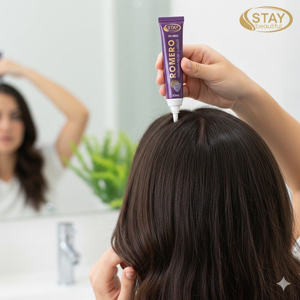 TRATAMIENTO PARA EL CABELLO DE ROMERO ANTIFRIZZ SUAVIZANTE Y CRECEPELO STAY BEAUTIFUL 20ML